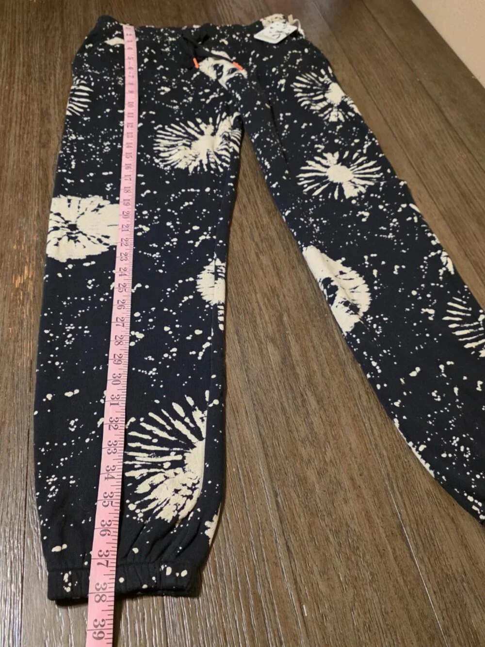 PJ Salvage Stormy Monday Banded Pants NWT Tie Dye Small
